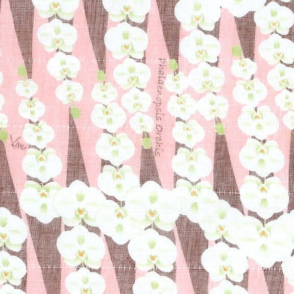 Shirayuki Fukin kitchen cloth in Orchid Pink hanging to dry