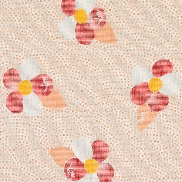 Shirayuki Fukin kitchen cloth in Camellia, hanging to dry